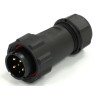 RS PRO Circular Connector Cable Mount 21 mm 6 Contacts Male Plug Threaded IP68 500V 25.5A 233-8270