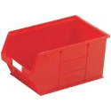 RS PRO Polypropylene Storage Bin, 350 mm x 205 mm x 181 mm, Red 484-4129