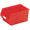 RS PRO Polypropylene Storage Bin, 350 mm x 205 mm x 181 mm, Red 484-4129