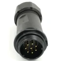 RS PRO Circular Connector, 8 Contacts, Cable Mount, 21 mm Size, Socket, Male, Threaded, IP68, 10A Current, 500V 233-8287