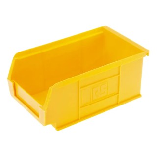 RS PRO Polypropylene Storage Bin, 167 mm x 101 mm x 76 mm, Yellow 484-3839
