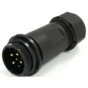RS PRO Circular Connector, 6 Contacts, Cable Mount, Socket Male, 21 mm, 500V, 25.5A, IP68, Threaded, Polyamide 66 & 233-8286