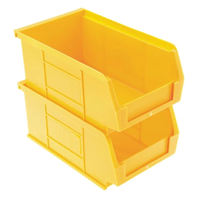 RS PRO Polypropylene Storage Bin, 167 mm x 101 mm x 76 mm, Yellow 484-3839