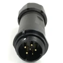 RS PRO Circular Connector, 6 Contacts, Cable Mount, Socket Male, 21 mm, 500V, 25.5A, IP68, Threaded, Polyamide 66 & 233-8286