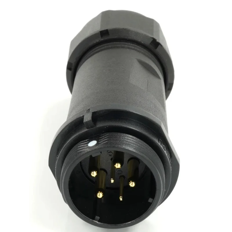 RS PRO Circular Connector, 6 Contacts, Cable Mount, Socket Male, 21 mm, 500V, 25.5A, IP68, Threaded, Polyamide 66 & 233-8286