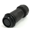 RS PRO Circular Connector 15 Contacts Cable Mount Socket Female Threaded IP68 400V 5A 21 mm 233-8288