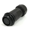 RS PRO Circular Connector 15 Contacts Cable Mount Socket Female Threaded IP68 400V 5A 21 mm 233-8288