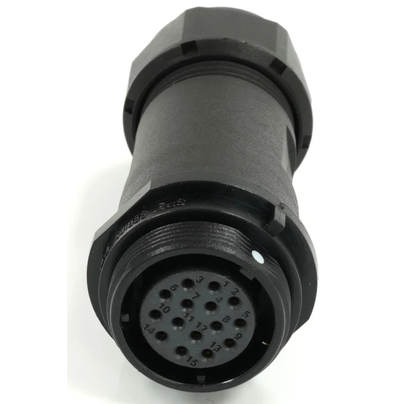 RS PRO Circular Connector 15 Contacts Cable Mount Socket Female Threaded IP68 400V 5A 21 mm 233-8288