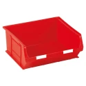 RS PRO Polypropylene Storage Bin 376 mm x 419 mm x 180 mm Red 484-3845
