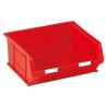RS PRO Polypropylene Storage Bin 376 mm x 419 mm x 180 mm Red 484-3845