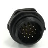 RS PRO Circular Connector, 15 Contacts, Front Mount, Socket, Male, 21 mm Size, IP68, Threaded Mating, 400V, 5A 233-8292