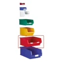 RS PRO Polypropylene Storage Bin 376 mm x 419 mm x 180 mm Red 484-3845