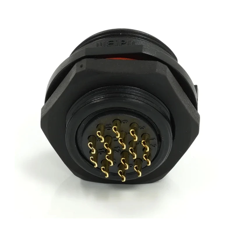 RS PRO Circular Connector, 15 Contacts, Front Mount, Socket, Male, 21 mm Size, IP68, Threaded Mating, 400V, 5A 233-8292