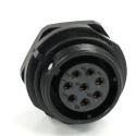 RS PRO Circular Connector Circular Connector 8 Contacts Front Mount 21 mm Socket Female IP68 500V 10A 233-8299