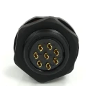RS PRO Circular Connector Circular Connector 8 Contacts Front Mount 21 mm Socket Female IP68 500V 10A 233-8299