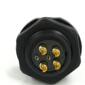 RS PRO Circular Connector Socket, 6 Contacts, Front Mount, 21 mm, Male, IP68, Threaded, 500V, 25.5A 233-8294