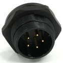 RS PRO Circular Connector 5 Contacts Rear 21 mm Socket Male IP68 500V 15A Threaded Termination 233-8318