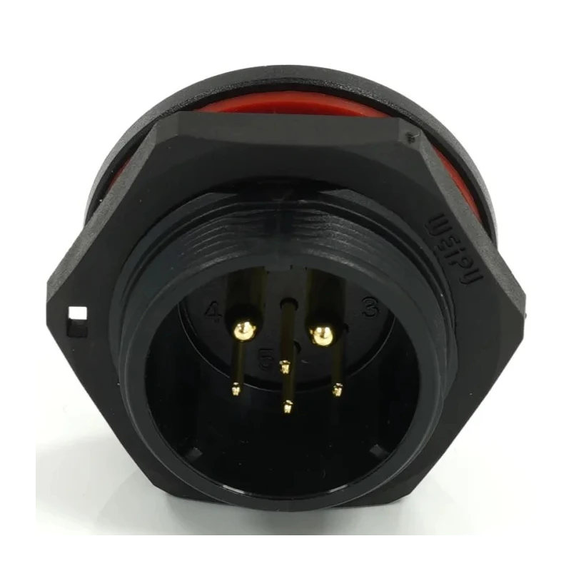 RS PRO Circular Connector, 6 Contacts, Rear Mount, 21 mm Socket, Male, IP68, 500V, 30.5A 233-8319