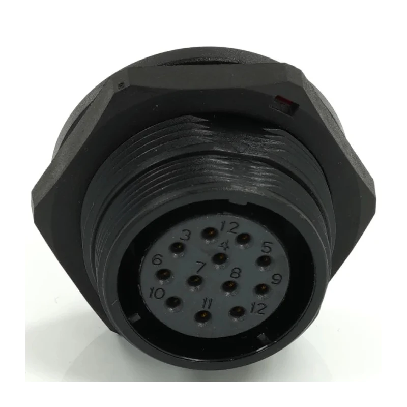 RS PRO Circular Connector, 12 Contacts, Rear Mount, 21 mm Socket, Female, IP68, 400V, 5A 233-8324
