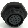 RS PRO Circular Connector, 12 Contacts, Rear Mount, 21 mm Socket, Female, IP68, 400V, 5A 233-8324