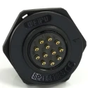 RS PRO Circular Connector, 12 Contacts, Rear Mount, 21 mm Socket, Female, IP68, 400V, 5A 233-8324