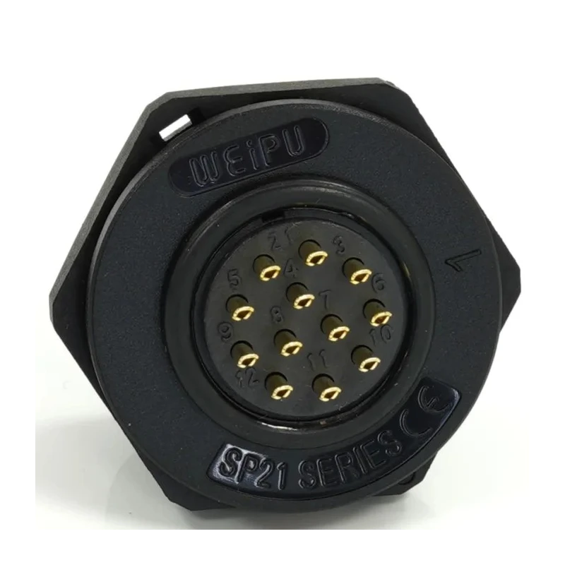 RS PRO Circular Connector, 12 Contacts, Rear Mount, 21 mm Socket, Female, IP68, 400V, 5A 233-8324