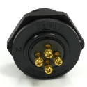 RS PRO Circular Connector Socket, 4 Contacts, Rear Mount, 21 mm, Female, IP68, 500V, 10A 233-8331
