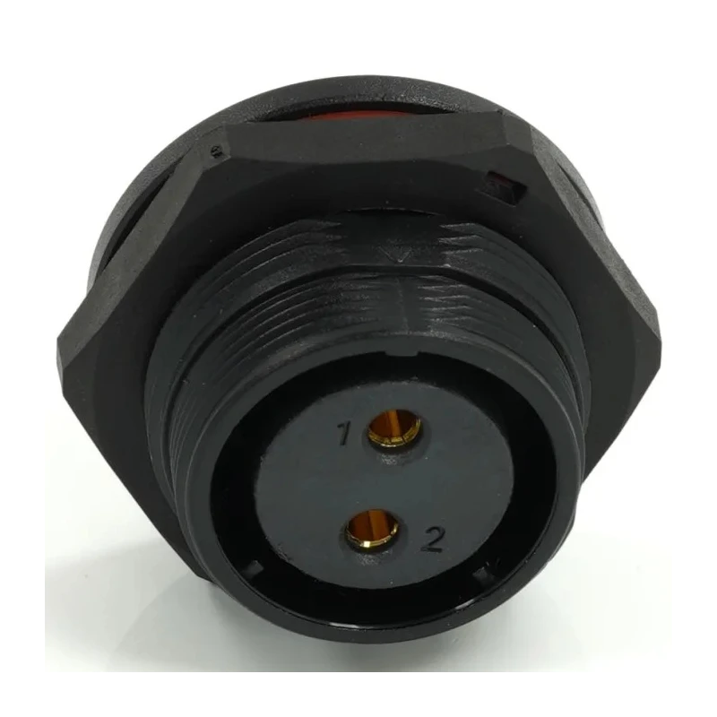 RS PRO Industrial Circular Connector 2 Contacts Rear Mount 21 mm Socket Female IP68 233-8326