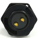 RS PRO Industrial Circular Connector 2 Contacts Rear Mount 21 mm Socket Female IP68 233-8326