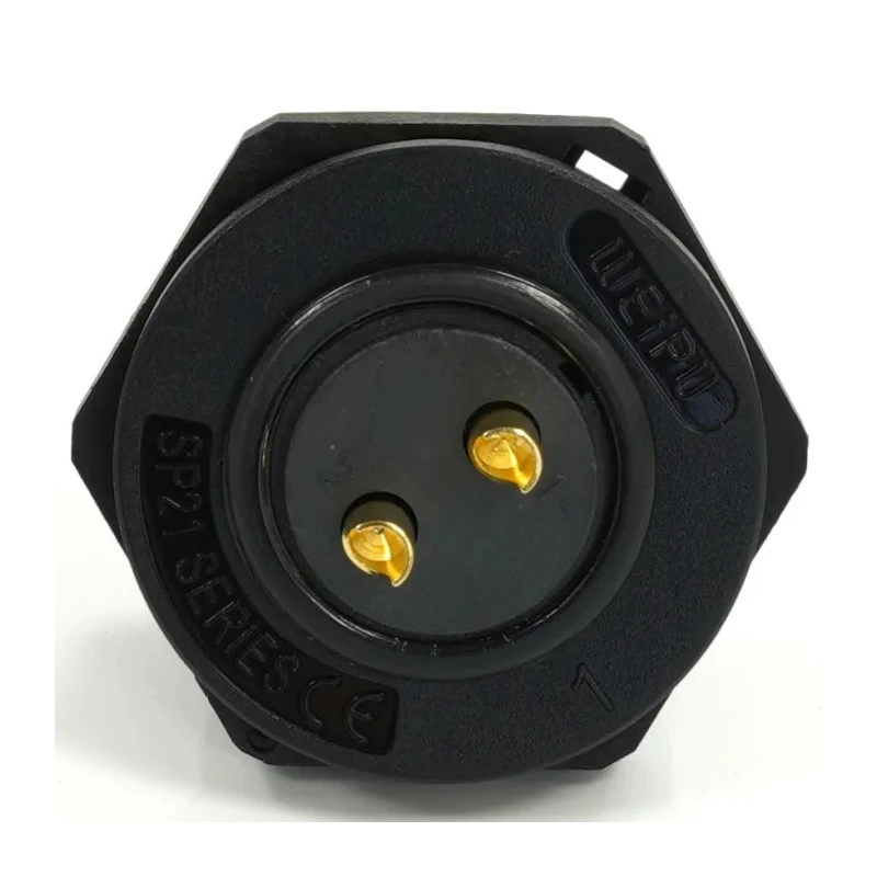 RS PRO Industrial Circular Connector 2 Contacts Rear Mount 21 mm Socket Female IP68 233-8326