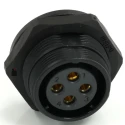 RS PRO Circular Connector, 4 Contacts, Rear Mount, 21 mm Socket, Female, IP68, 500V, 30A 233-8330