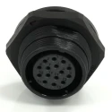RS PRO Industrial Circular Connector 15 Contacts Rear Socket Female 21 mm, Threaded Mating, IP68 400V 5A 233-8325