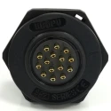 RS PRO Industrial Circular Connector 15 Contacts Rear Socket Female 21 mm, Threaded Mating, IP68 400V 5A 233-8325