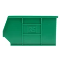 RS PRO Polypropylene Storage Bin 240 mm x 150 mm x 130 mm Green 484-4040