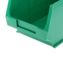 RS PRO Polypropylene Storage Bin 240 mm x 150 mm x 130 mm Green 484-4040