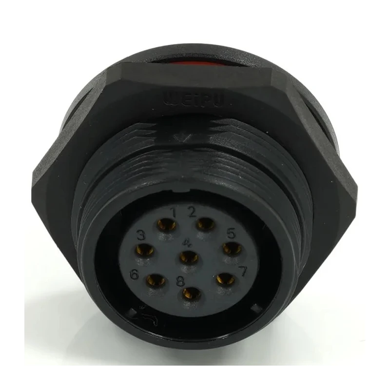 RS PRO Circular Connector, 8 Contacts, Rear Mount, 21 mm Size, Socket Female, IP68, 500V, 10A, Threaded 233-8338