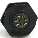 RS PRO Circular Connector, 8 Contacts, Rear Mount, 21 mm Size, Socket Female, IP68, 500V, 10A, Threaded 233-8338