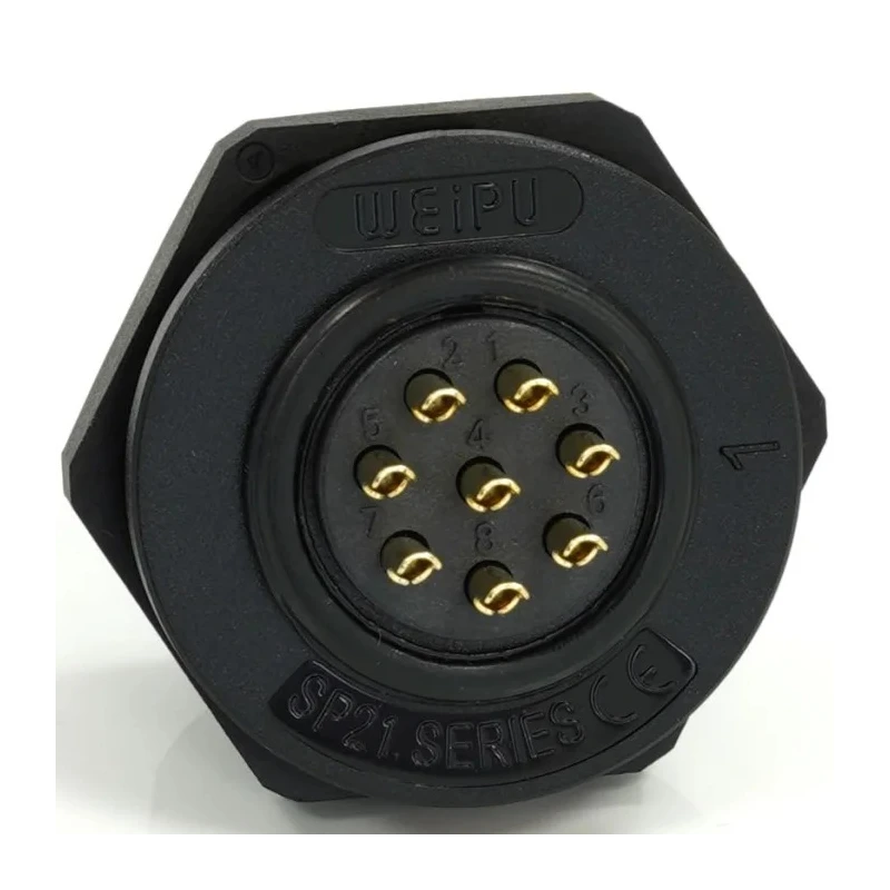 RS PRO Circular Connector, 8 Contacts, Rear Mount, 21 mm Size, Socket Female, IP68, 500V, 10A, Threaded 233-8338