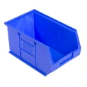 RS PRO Polypropylene Storage Bin, 240 mm x 150 mm x 130 mm, Blue 484-4056
