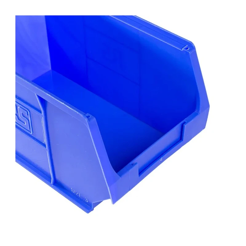 RS PRO Polypropylene Storage Bin, 240 mm x 150 mm x 130 mm, Blue 484-4056