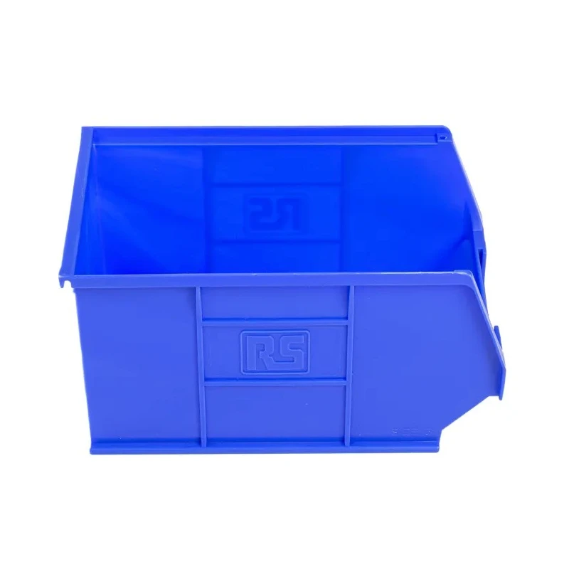 RS PRO Polypropylene Storage Bin, 240 mm x 150 mm x 130 mm, Blue 484-4056