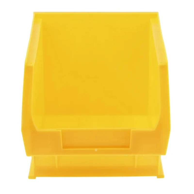 RS PRO Polypropylene Storage Bin 240 mm x 150 mm x 130 mm Yellow 484-4062
