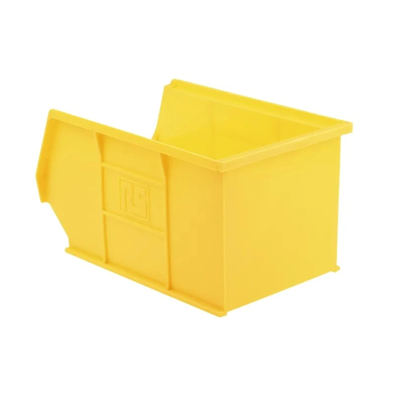 RS PRO Polypropylene Storage Bin 240 mm x 150 mm x 130 mm Yellow 484-4062