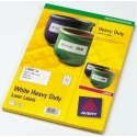 Avery White Adhesive Heavy Duty Label Sheet, 63.5mm x 38.1mm, Pack of 420 L7060-20