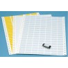 Brady White Adhesive Printer Label Sheet, 10mm x 32mm, Pack of 500, Laser Printer Compatible RS-DAT-73-637