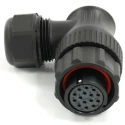 RS PRO Circular Connector, 15 Contacts, Cable Mount, 21 mm, Female Plug, IP68, 400V, 5A, Threaded 233-8344