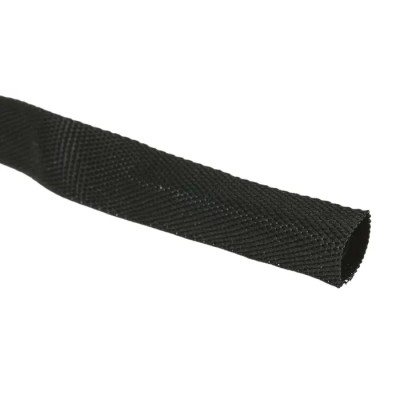 TE Connectivity Halogen Free Heat Shrink Tubing Black 12 mm Sleeve Diameter x 10 m Length 2:1 Ratio HFT5000