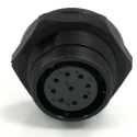 RS PRO Circular Connector Socket 9 Contacts 21 mm Rear Mount Female IP68 400V 5A 233-8339