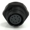 RS PRO Circular Connector Socket 9 Contacts 21 mm Rear Mount Female IP68 400V 5A 233-8339