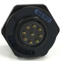 RS PRO Circular Connector Socket 9 Contacts 21 mm Rear Mount Female IP68 400V 5A 233-8339